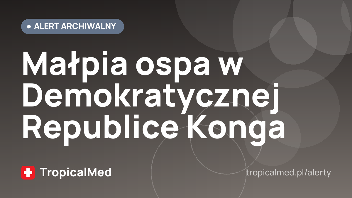 Małpia ospa w Demokratycznej Republice Konga