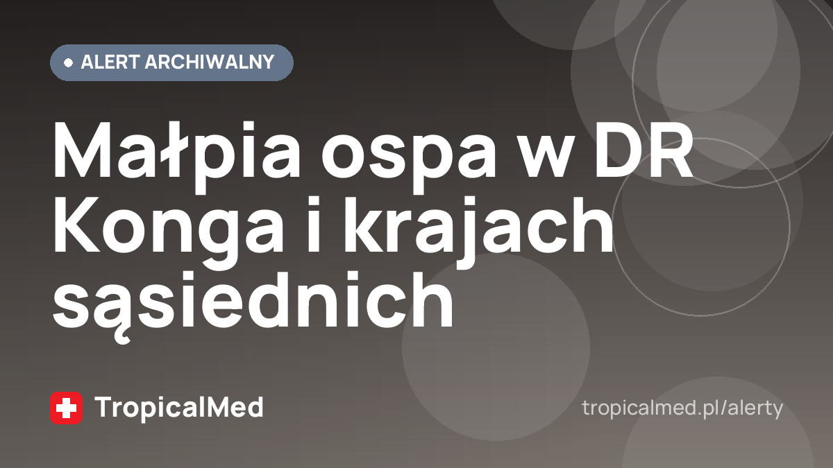 Małpia ospa w DR Konga i krajach sąsiednich