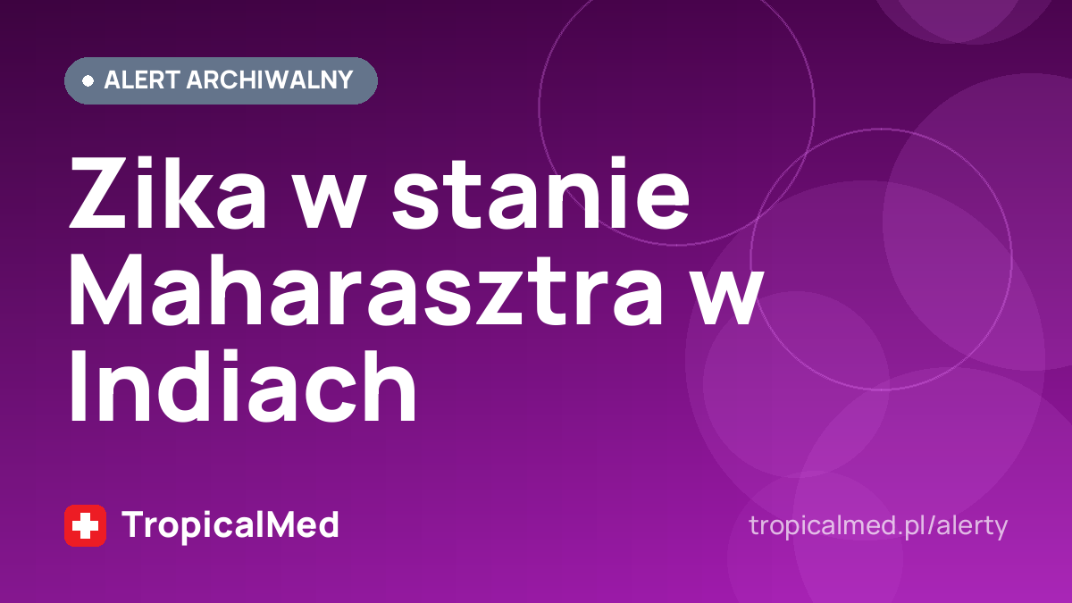 Zika w stanie Maharasztra w Indiach