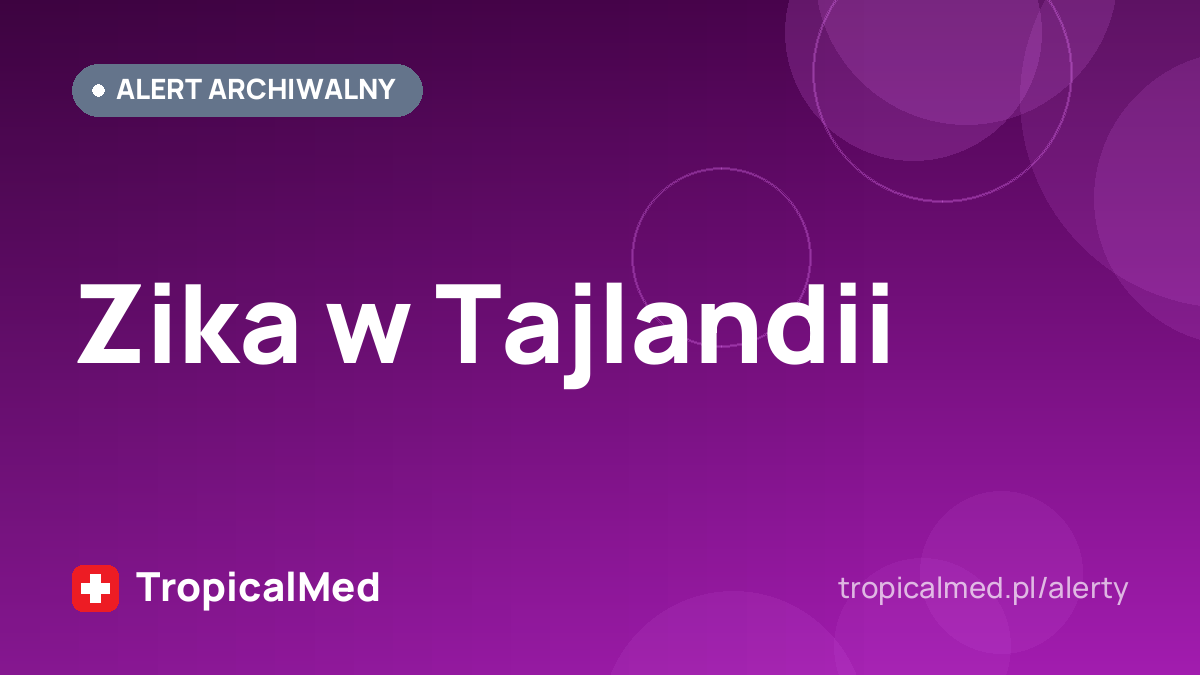 Zika w Tajlandii