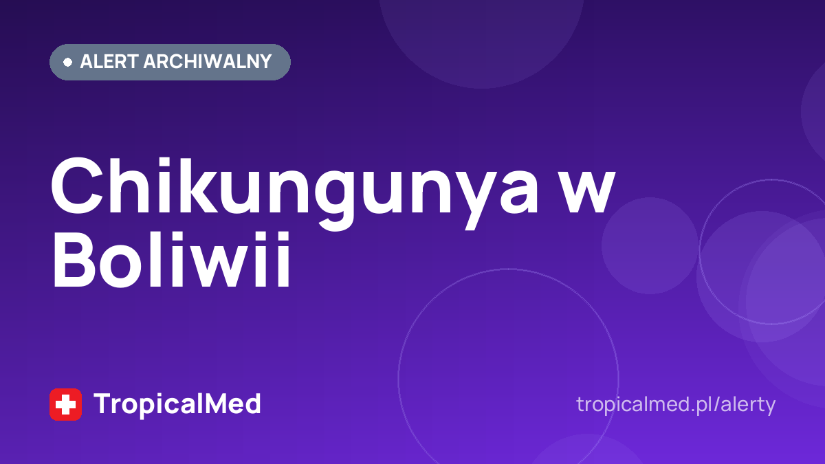 Chikungunya w Boliwii