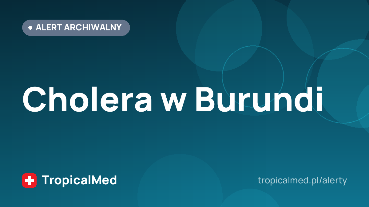Cholera w Burundi