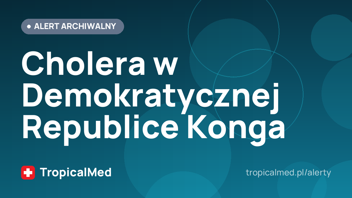 Cholera w Demokratycznej Republice Konga