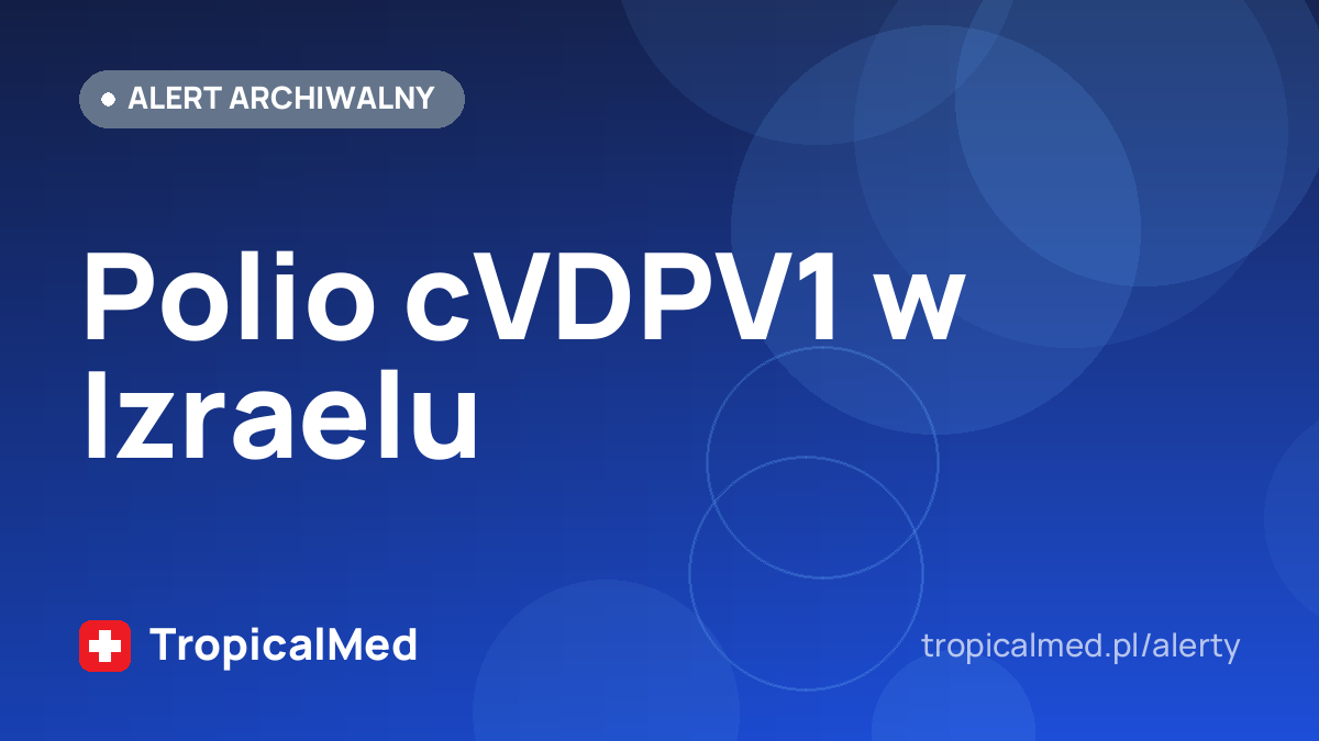 Polio cVDPV1 w Izraelu