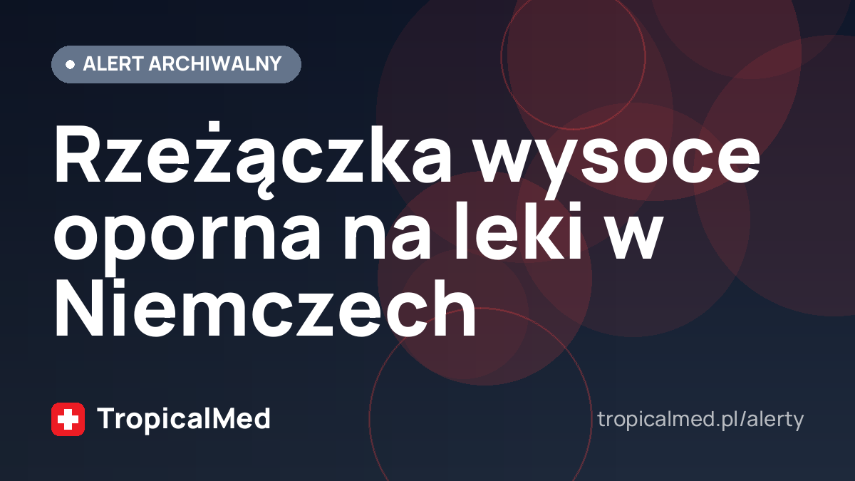Rzeżączka wysoce oporna na leki w Niemczech