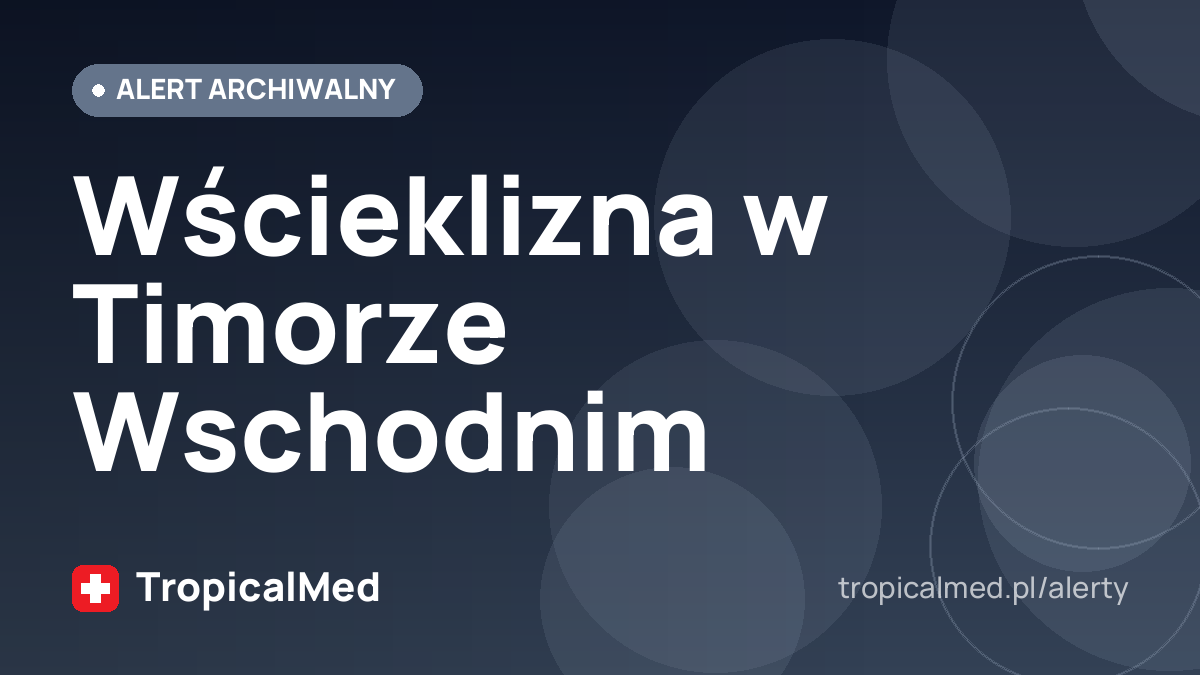 Wścieklizna w Timorze Wschodnim