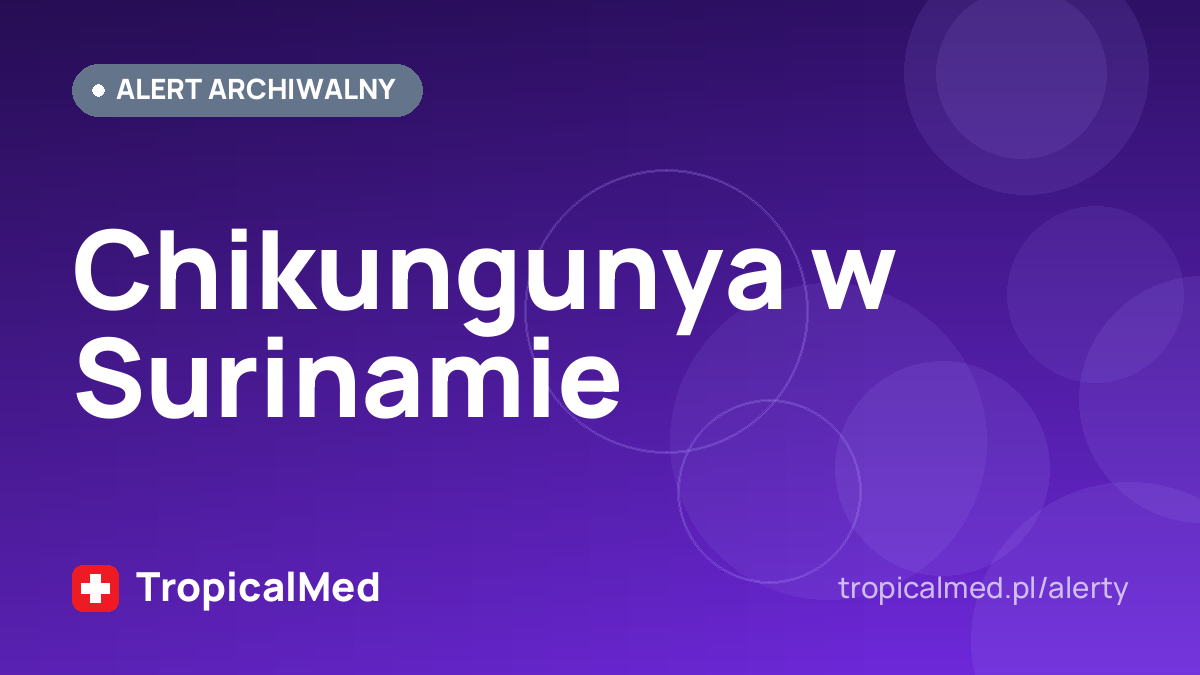 Chikungunya w Surinamie