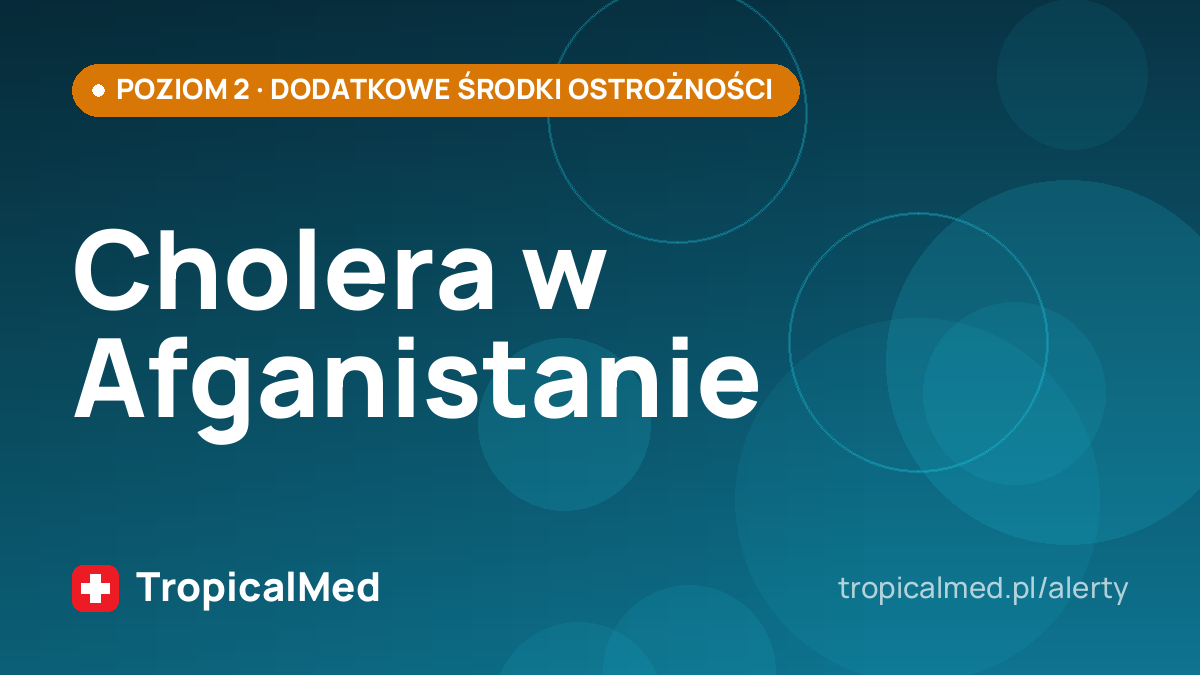 Cholera w Afganistanie