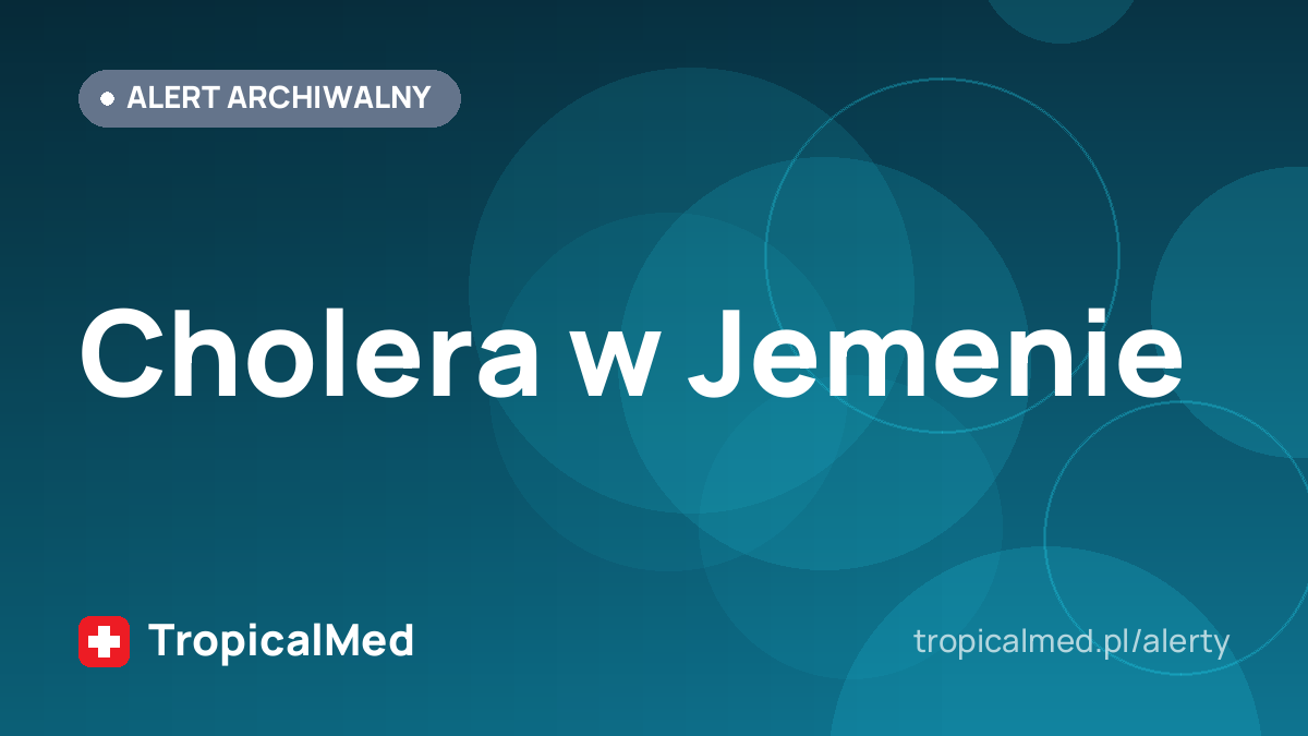 Cholera w Jemenie
