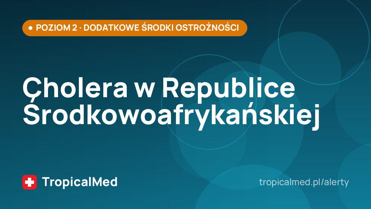 Cholera w Republice Środkowoafrykańskiej