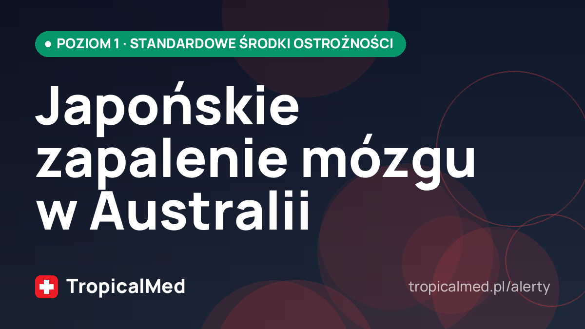 Japońskie zapalenie mózgu w Australii
