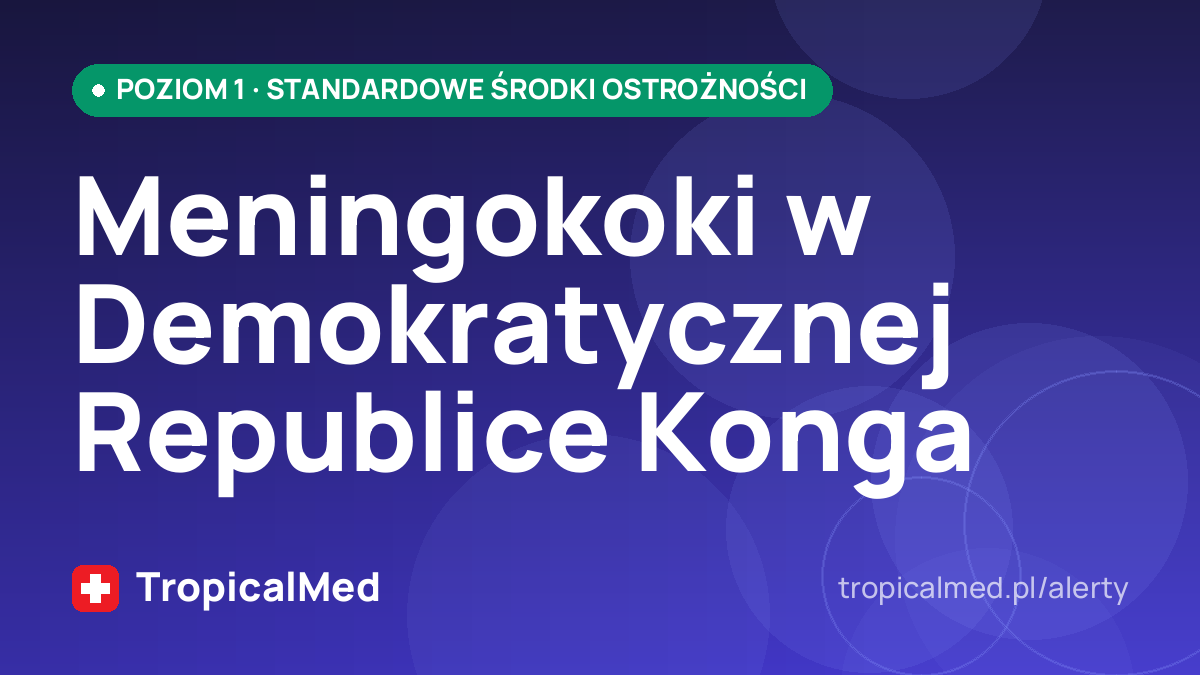 Meningokoki w Demokratycznej Republice Konga