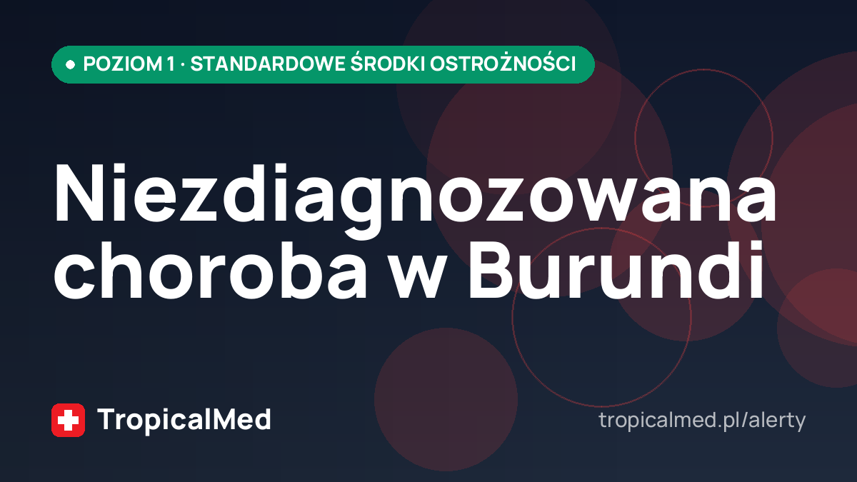 Niezdiagnozowana choroba w Burundi
